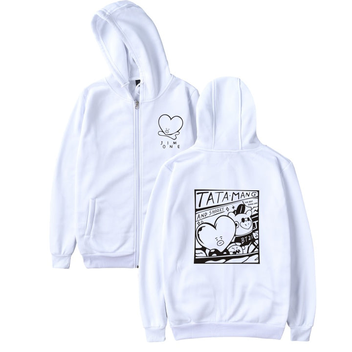 Sweatshirt Zip Taehyung BTS – KoreanxWear
