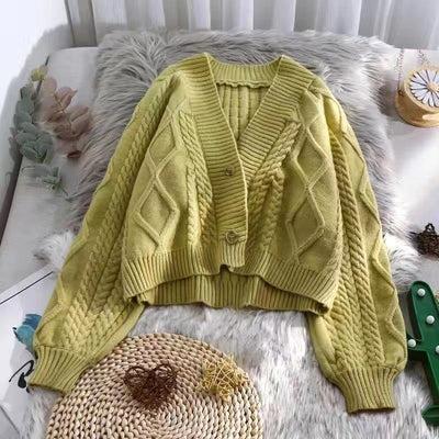 Korean Knitted Cardigan Women