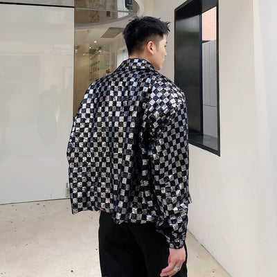 Korean Men's Sequin Jacket