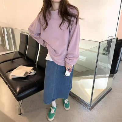 Koreanisches Pastell-Sweatshirt