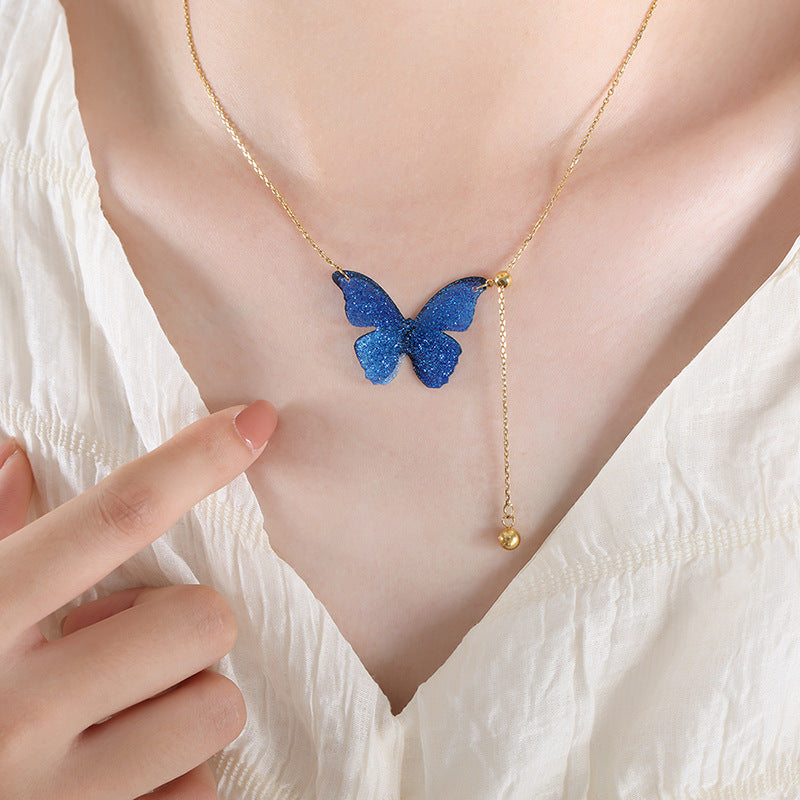 Korean Butterfly Necklace