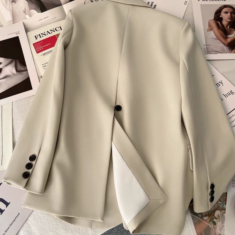 Veste Blazer Coréenne Décontractée Femme