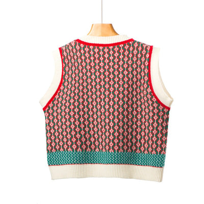 Korean Sleeveless Knitted Vest