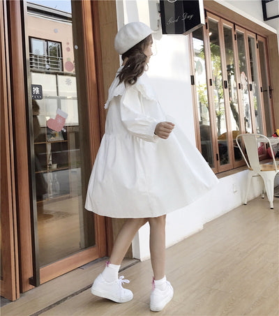 Korean Chic Double Collar Dress