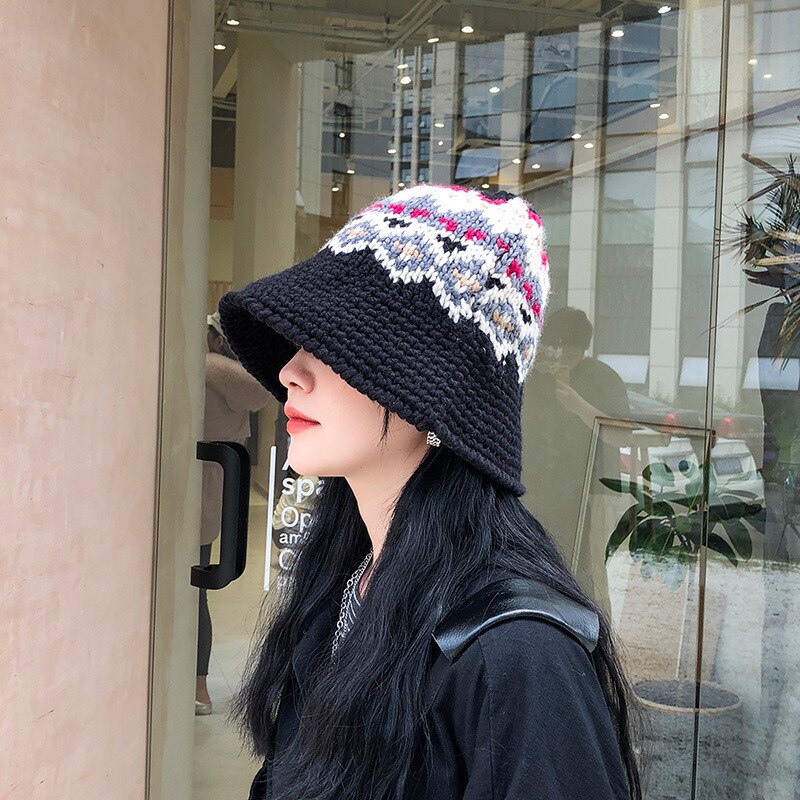 Korean Knitted Bob Hat