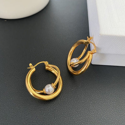 Korean Geometric Earrings