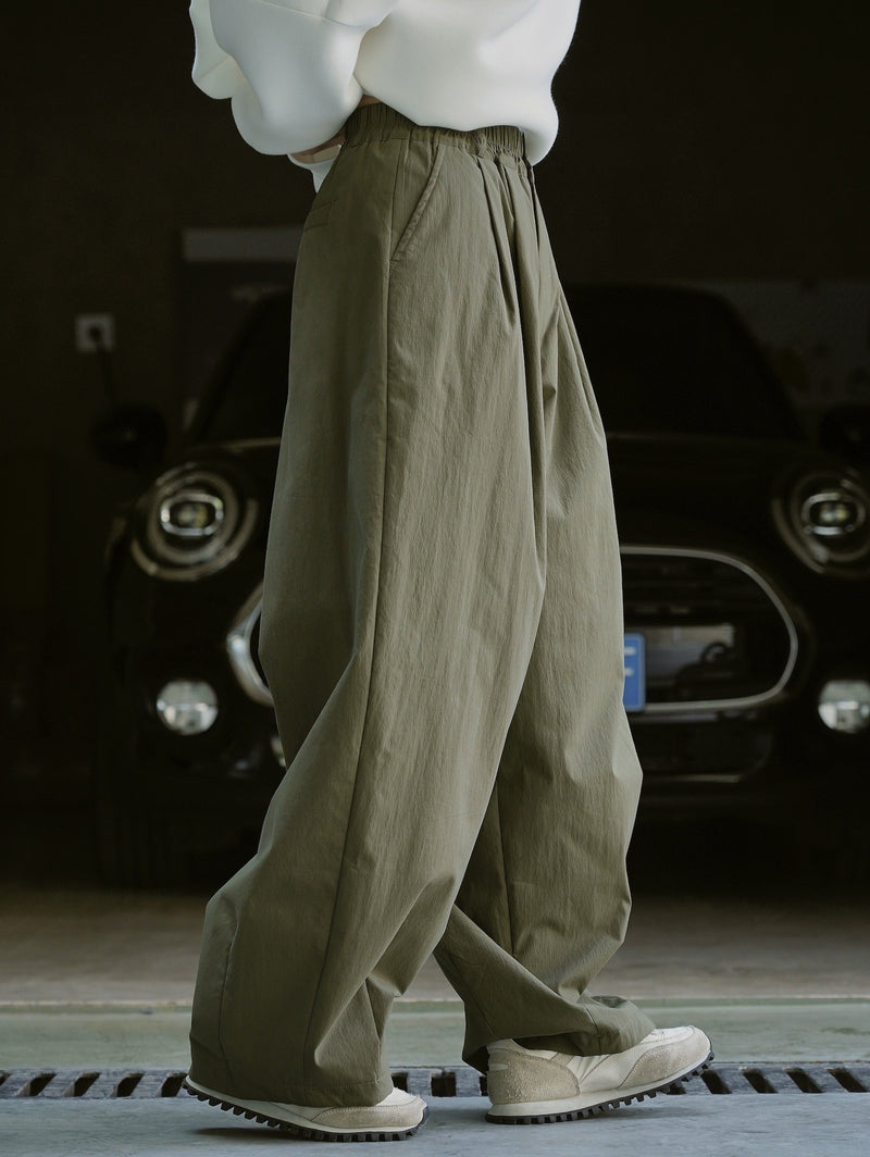 Korean High Waist Wide Leg Pants