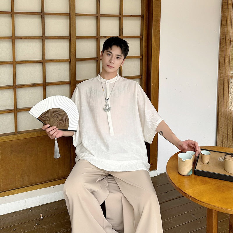 Korean Traditional Wide Sleeve T-shirt