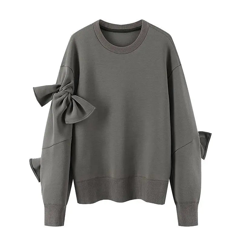 Korean Knot Oversized Sweatshirt