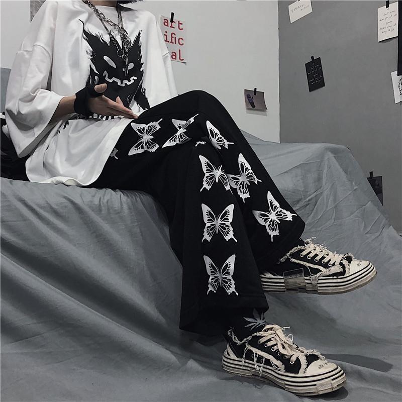 Korean Wide Butterfly Pants