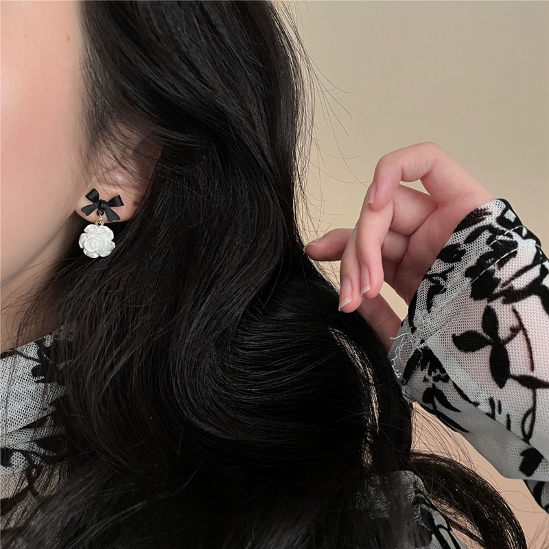 Korean Floral Earrings