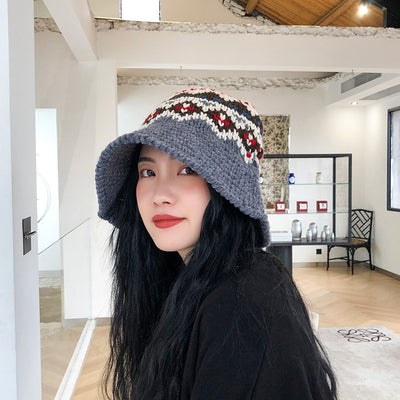 Korean Knitted Bob Hat