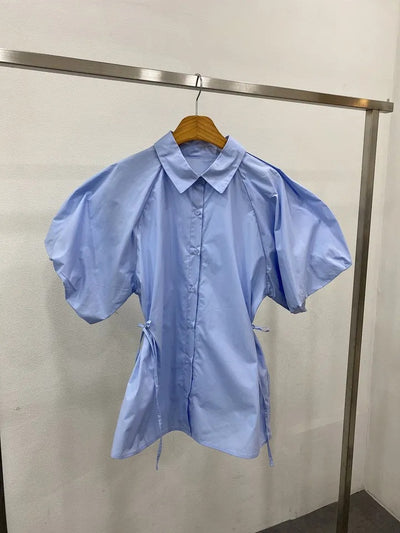 Korean Puff Sleeve Shirt