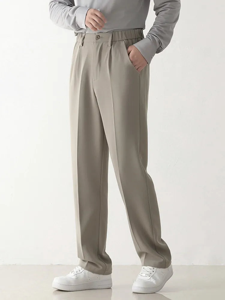 Pantalones semianchos elegantes - Estilo coreano
