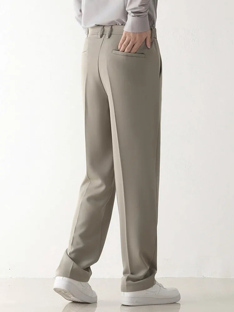 Pantalon Semi-Large Élégant - Style Coréen