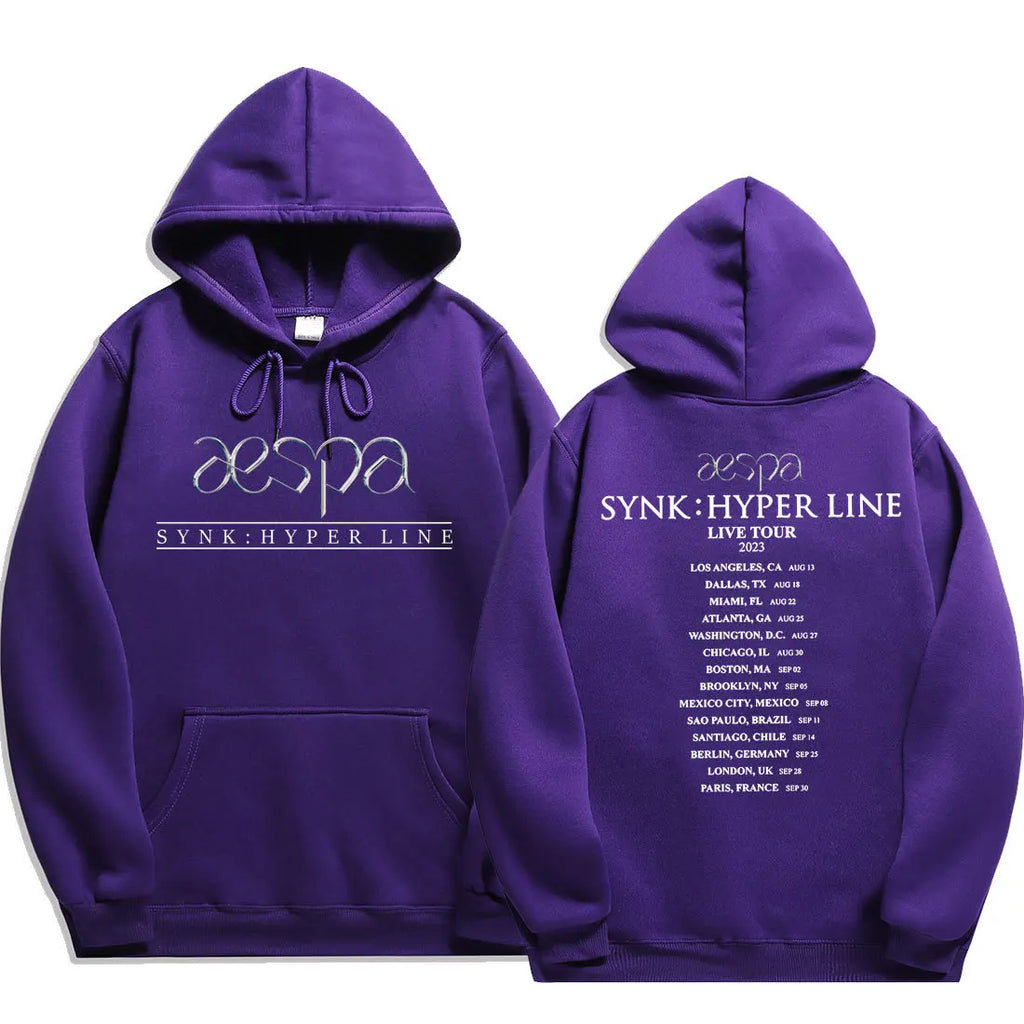 Aespa Casual Hoodie | Koreanwear – KoreanxWear Aespa Casual Hoodie | Koreanwear – KoreanxWear