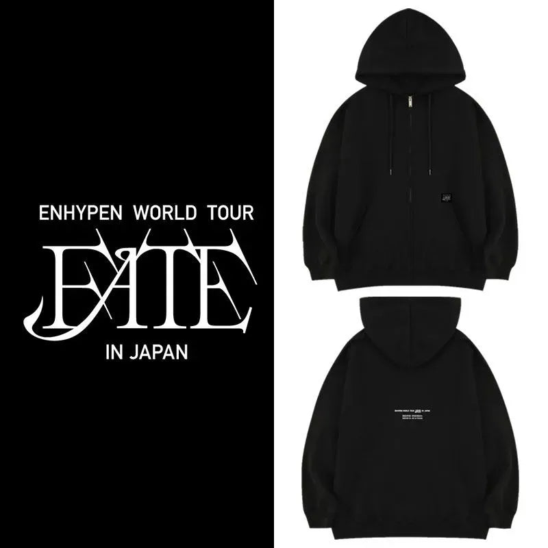 Hoodie Zip ENHYPEN WORLD TOUR FATE | Koreanxwear – KoreanxWear Hoodie Zip ENHYPEN WORLD TOUR FATE | Koreanxwear – KoreanxWear
