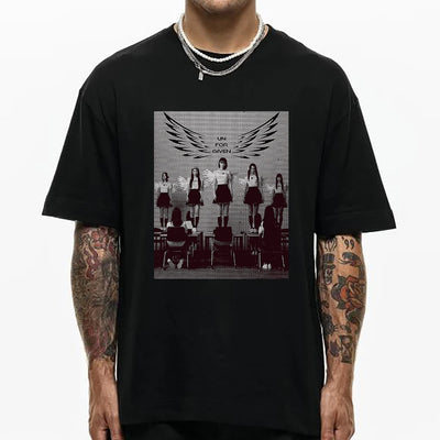 T Shirt Oversize "Unforgiven" LE SSERAFIM