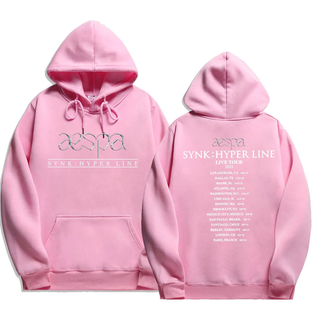 Aespa Casual Hoodie | Koreanwear – KoreanxWear Aespa Casual Hoodie | Koreanwear – KoreanxWear