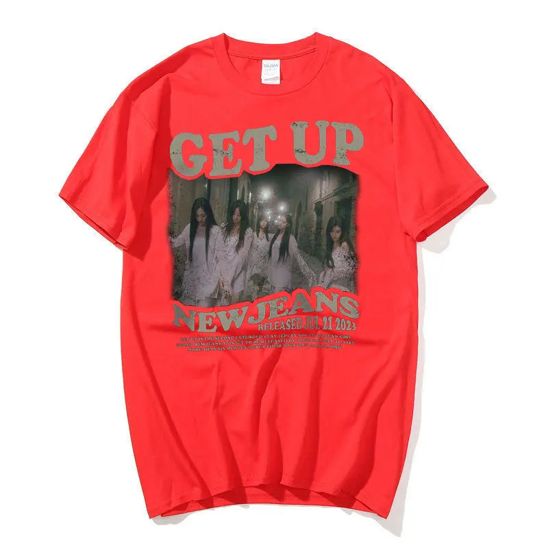 NewJeans ヘリン Tシャツ get up NewJeans Get Up T-shirt