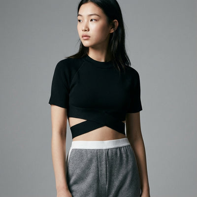 Mannequin teen - Crop Top Blackpink - Noir / S