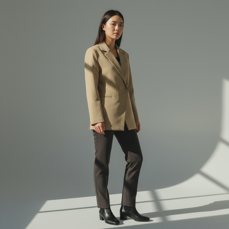 Veste Cintrée Coréenne Femme