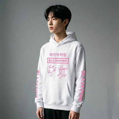 Mannequin teen - Sweat Blackpink Autographes - Blanc / XS