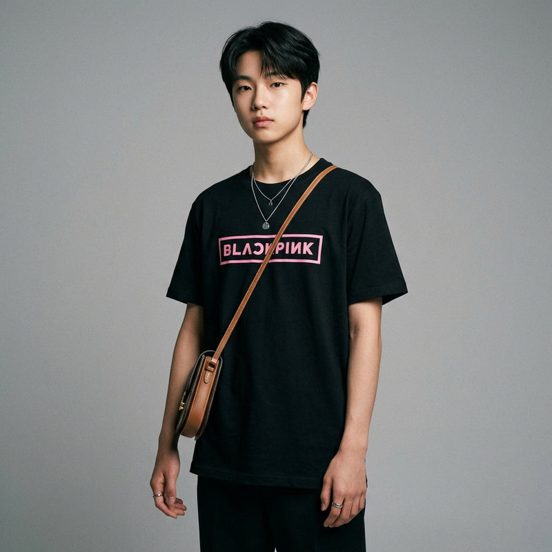 Blackpink PINK T Shirt | KoreanxWear