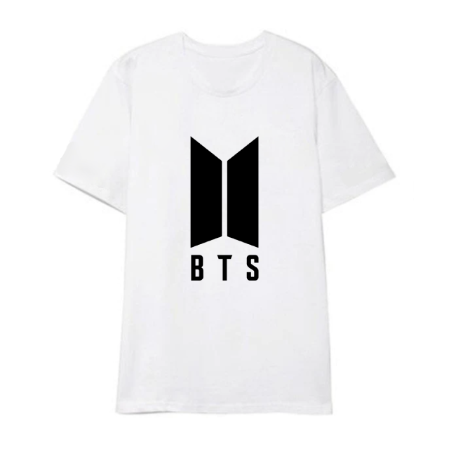 T Shirt BTS Logo blanc