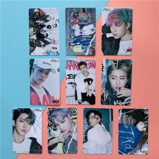 110 Cartes Photos Stray Kids Karma - Collection Complète - Cadeau Pour Fans K-pop