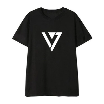 T Shirt Seventeen Logo noir