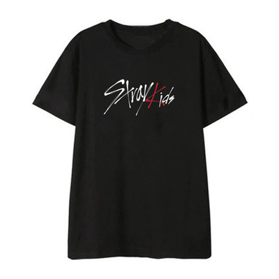 T Shirt Stray Kids Rouge noir