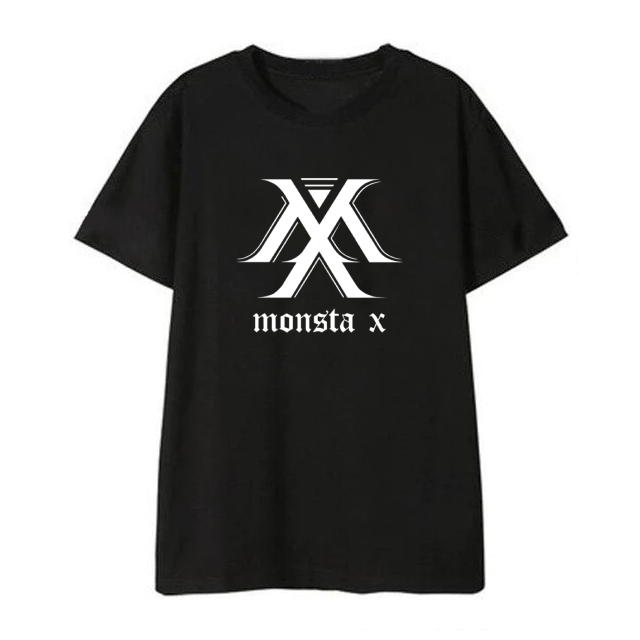 T Shirt Monsta X Vintage noir