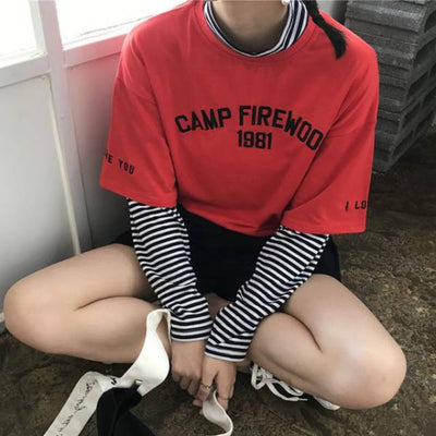 T Shirt Camp Firewood