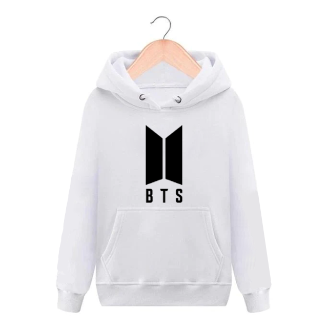 Bts white fashion sweatshirt