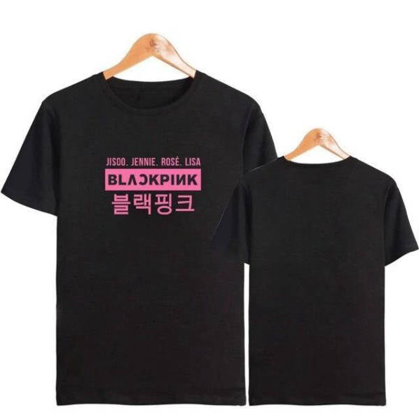 T Shirt Blackpink Coréen noir