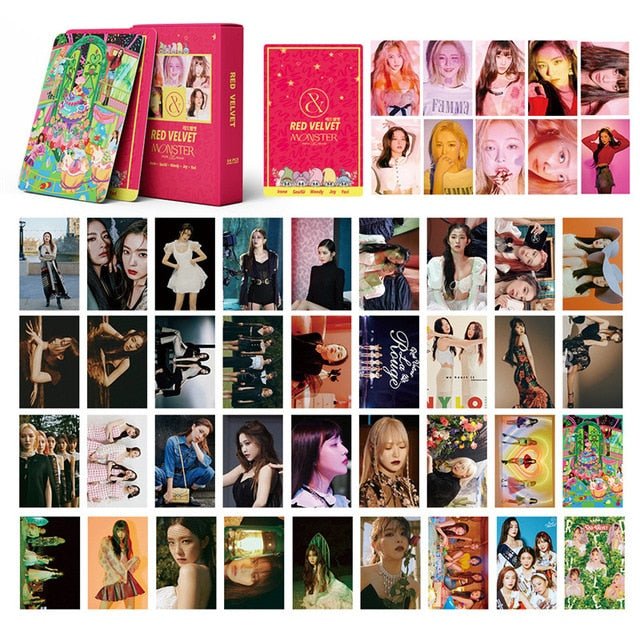 45 Cartes Photos Red Velvet - KoreanxWear
