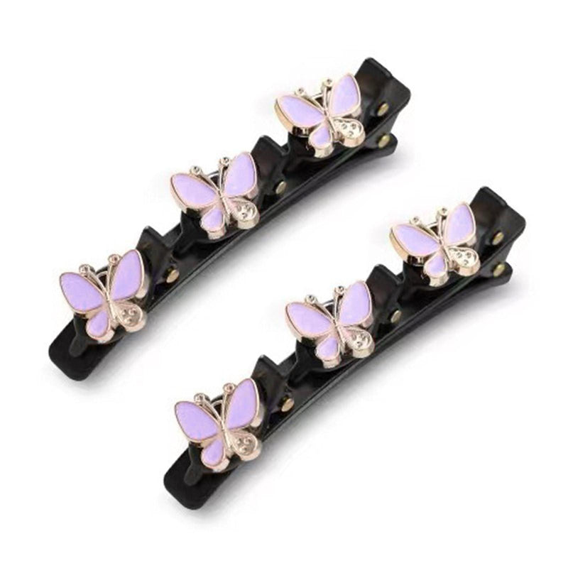 Set of 2 patterned hair clips