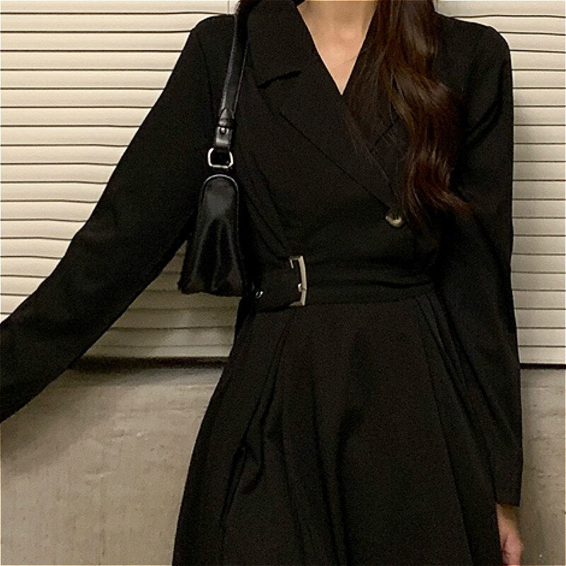 korean fashion coat dress Amulet 2way Shirt Dress for Women, Teens, 20s, 30s, Korean Fashion, Ca