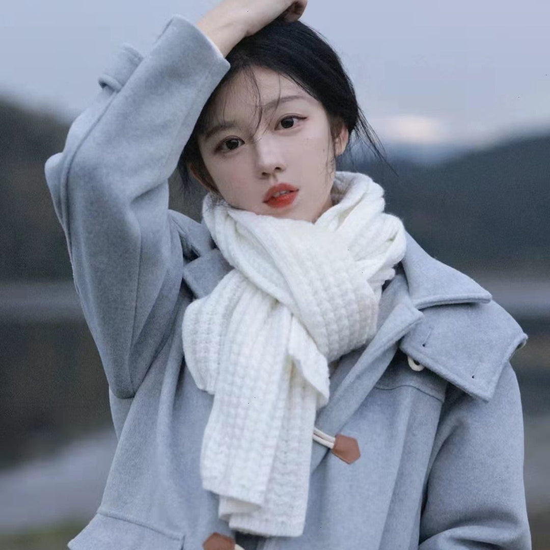 Korean Knitted Scarf | Koreanxwear – KoreanxWear