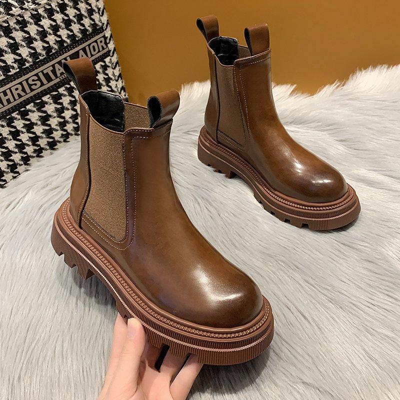Korean chic ankle boots