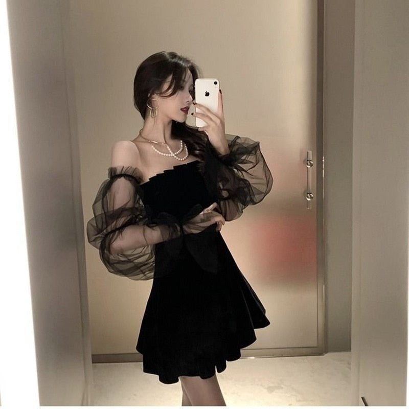 korean corset dress MissJophiel Strapless Corset Dress Floral Print Organza Midi Dress with Removable Straps Other / Above Knee / US8
