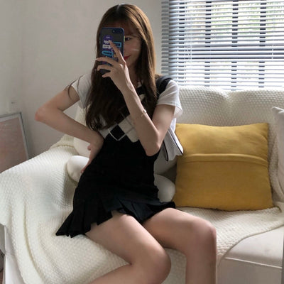 Mini jupe étudiante - KoreanxWear