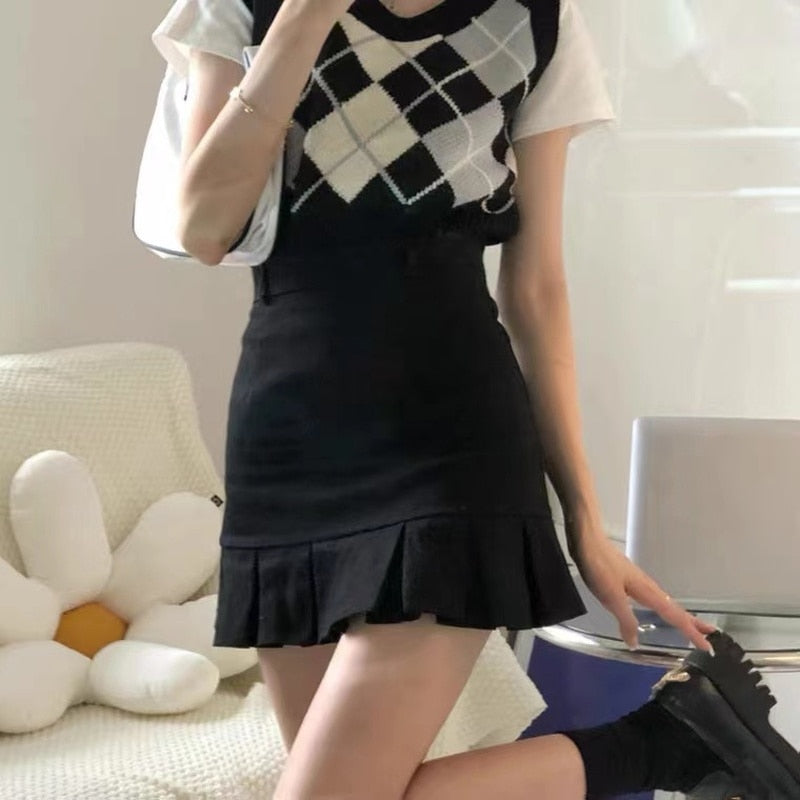 Mini jupe étudiante - KoreanxWear