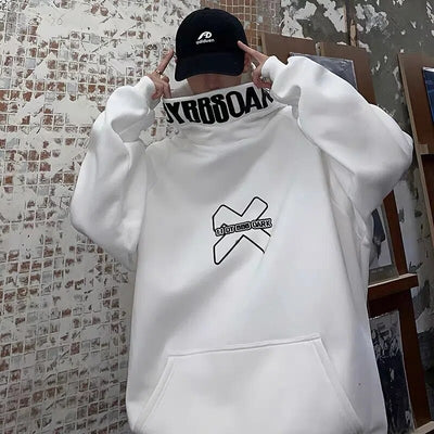 Hoodie Hip Hop col écharpe - KoreanxWear