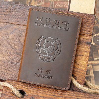 Protège passeport coréen en cuir - KoreanxWear