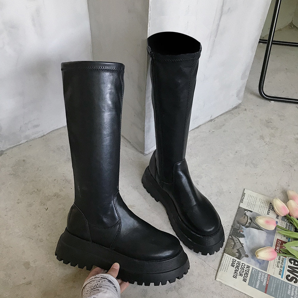 Korean minimalist ankle boots | koreanxwear – KoreanxWear