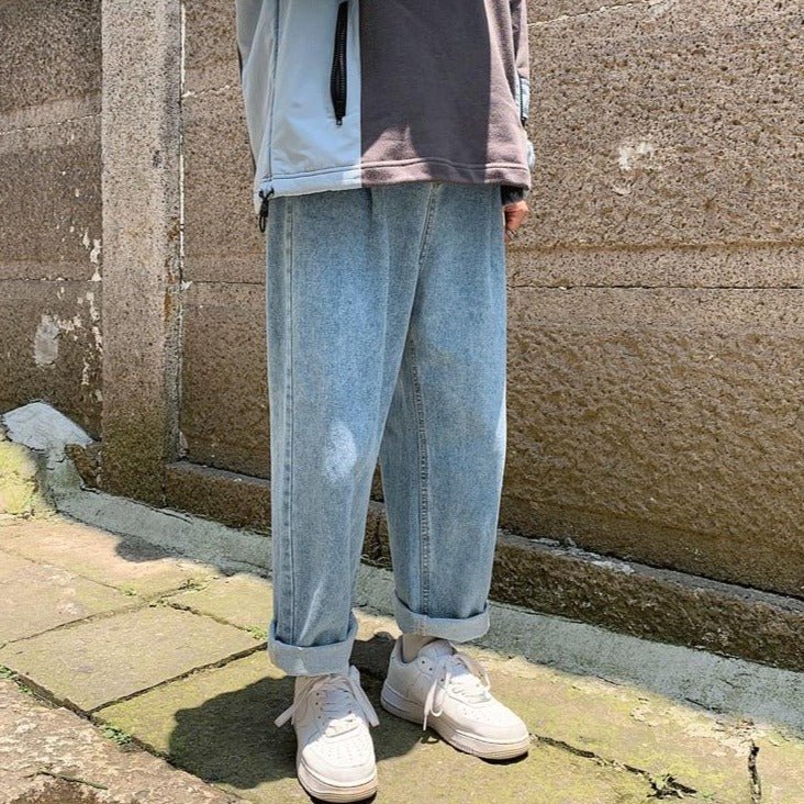 Baggy coréen en jeans - KoreanxWear