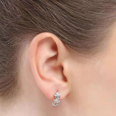 Boucles d'oreilles camélia - KoreanxWear