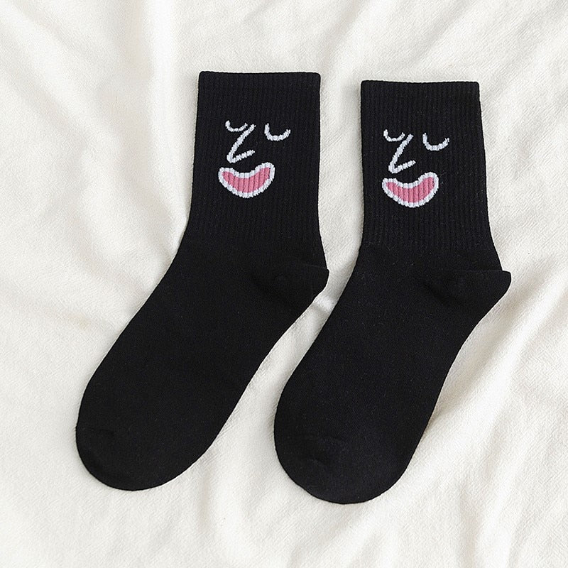 Chaussettes Funky Pentacle Inversé - Motif Satanique Décalé - Unisexe Taille 36-45 - Pour Style Alternatif